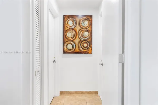 a view of front door of house