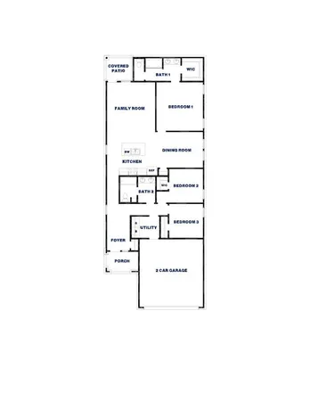 a picture of a bench in a white wall