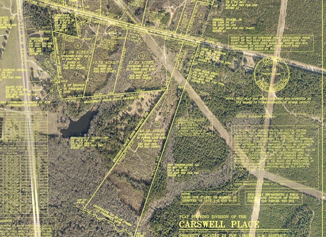184 Gresham Road Keysville, GA 30816 - Photo 2 of 2 Lower Tracts
