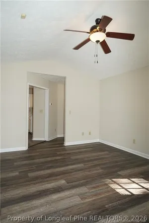 a view of an empty room