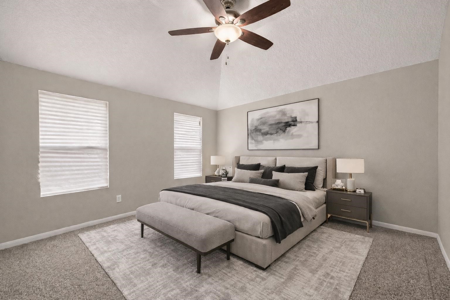 5614 Calm Court Houston, TX 77084 - Photo 21 of 32 Primary Bedroom - Virtually Staged