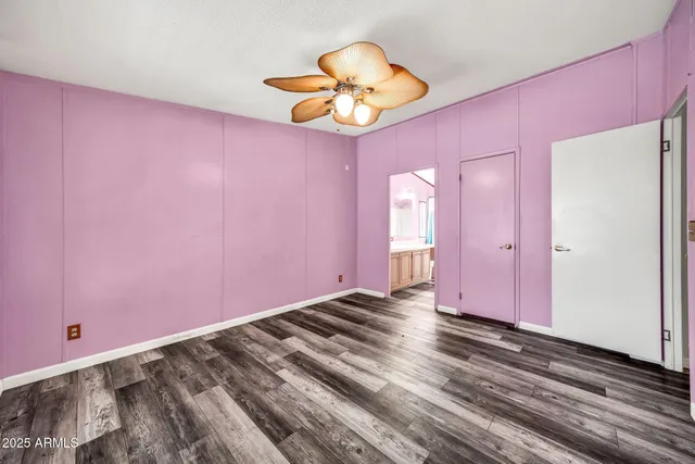 a view of a hall with an umbrella