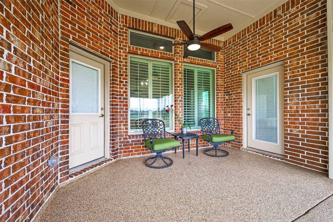 2719 Intrepid Trail Rosenberg, TX 77471 - Photo 41 of 50 a view of a two chairs in the back yard of the house