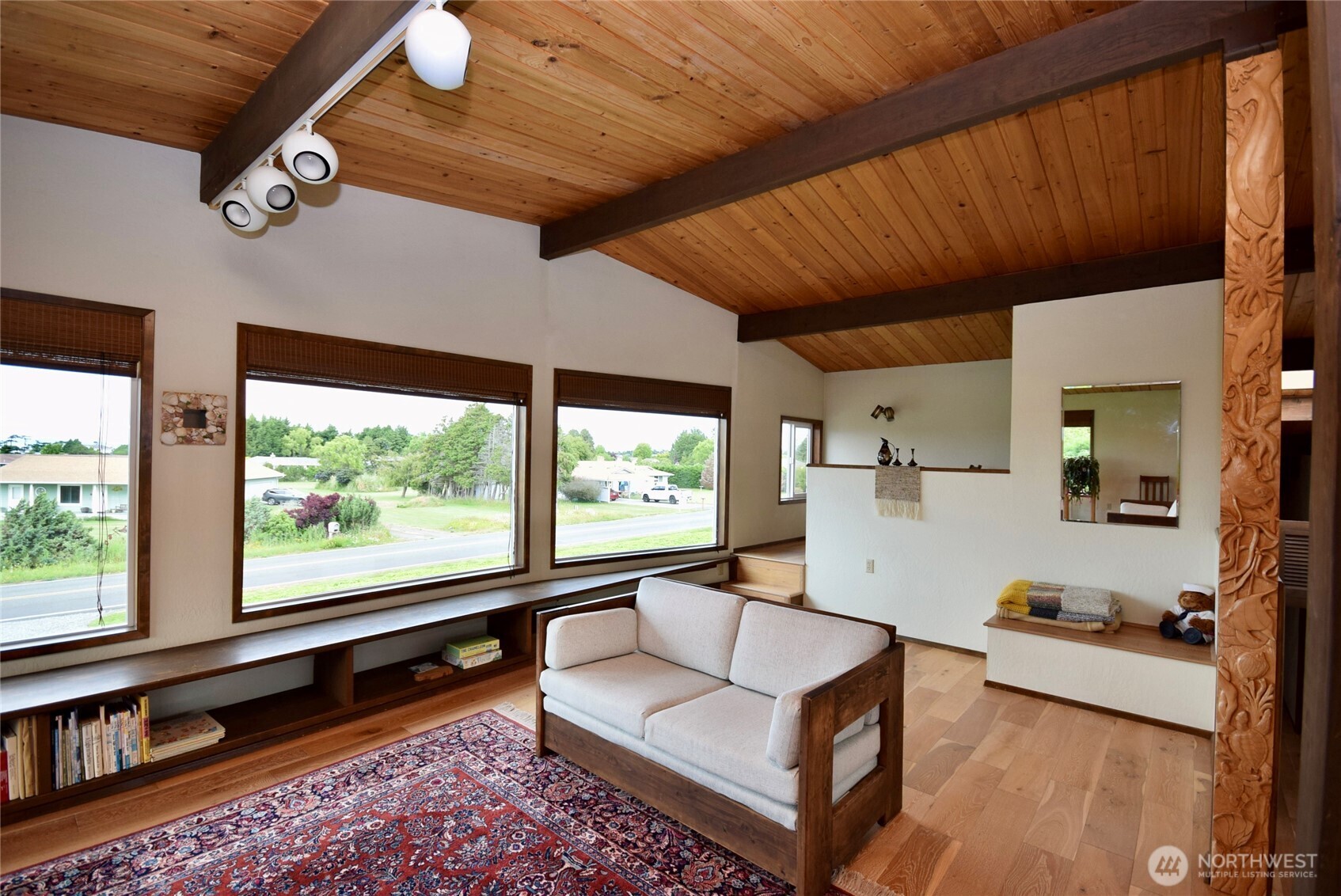 330 East Anderson Road Sequim, WA 98382 - Photo 8 of 33 a living room with furniture and a large window
