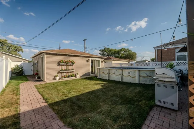 a kitchen with a stove and a table