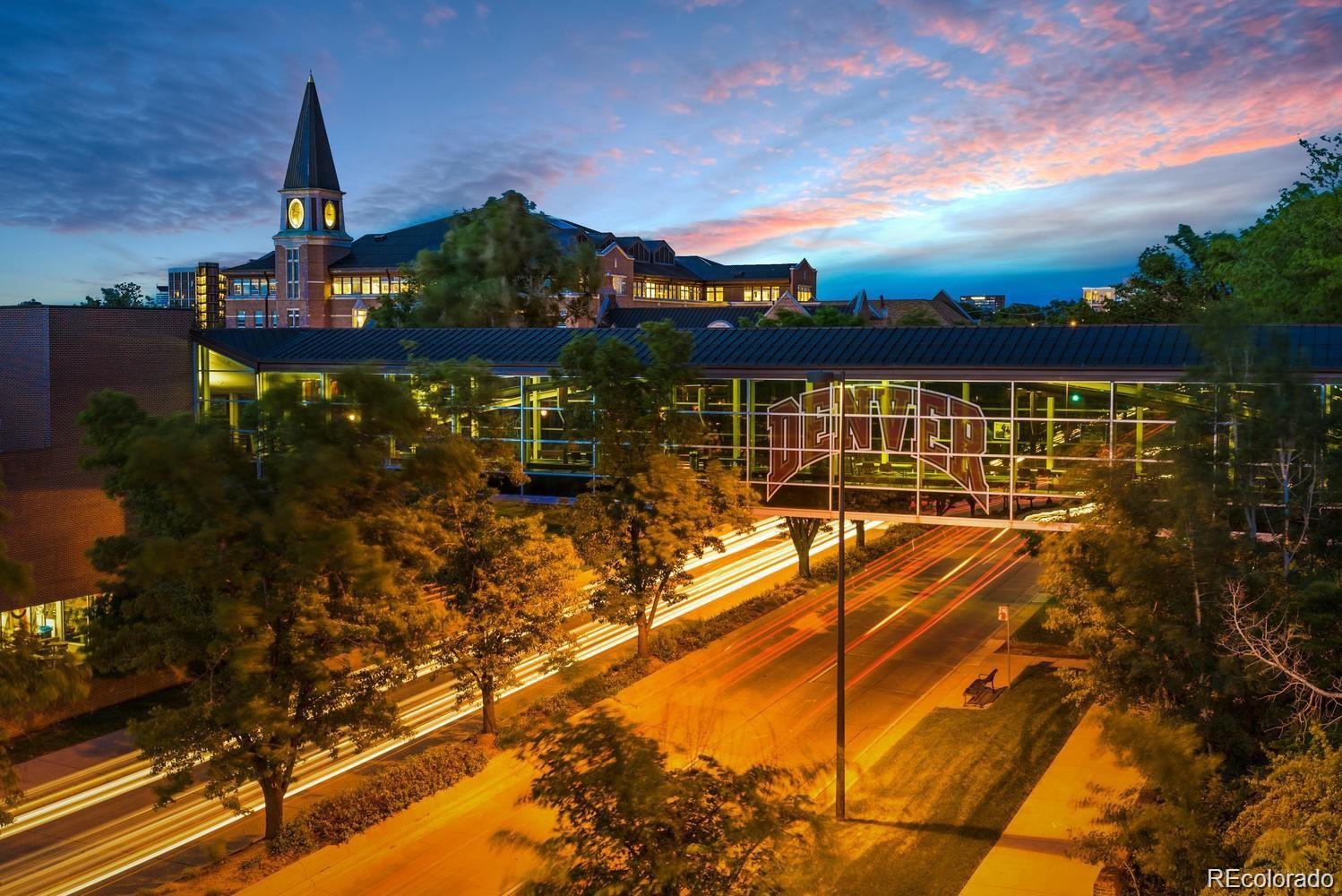 2951 East Evans Avenue Denver, CO 80210 - Photo 24 of 39 a view of a lake from a balcony