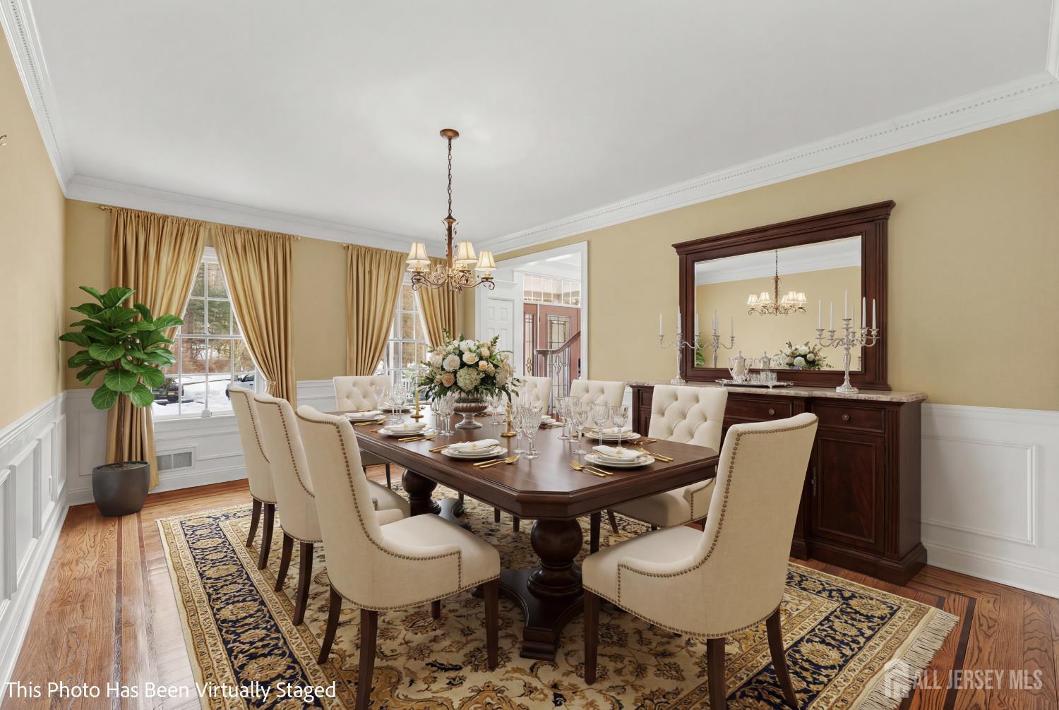 32 4 Bridges Road Chester, NJ 07930 - Photo 10 of 78 a view of a dining room with furniture window and wooden floor