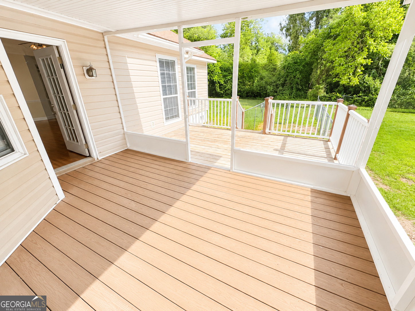 959 Lovers Lane Road Leesburg, GA 31763 - Photo 13 of 19 a view of a balcony with wooden floor