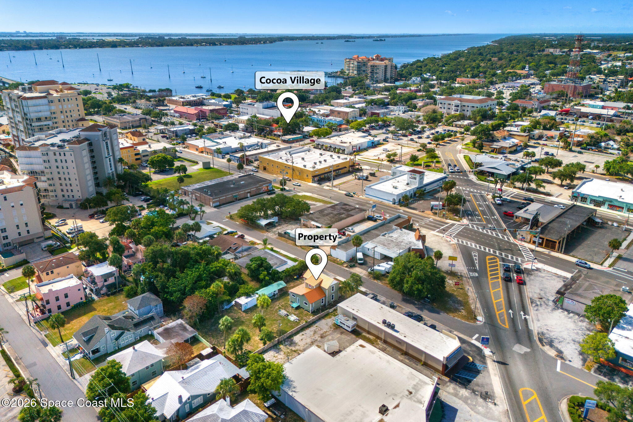 116 Center Street Cocoa, FL 32922 - Photo 4 of 53 aerial 1 - proximity to cocoa village