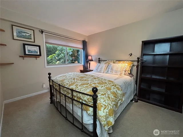 a view of lake from a window