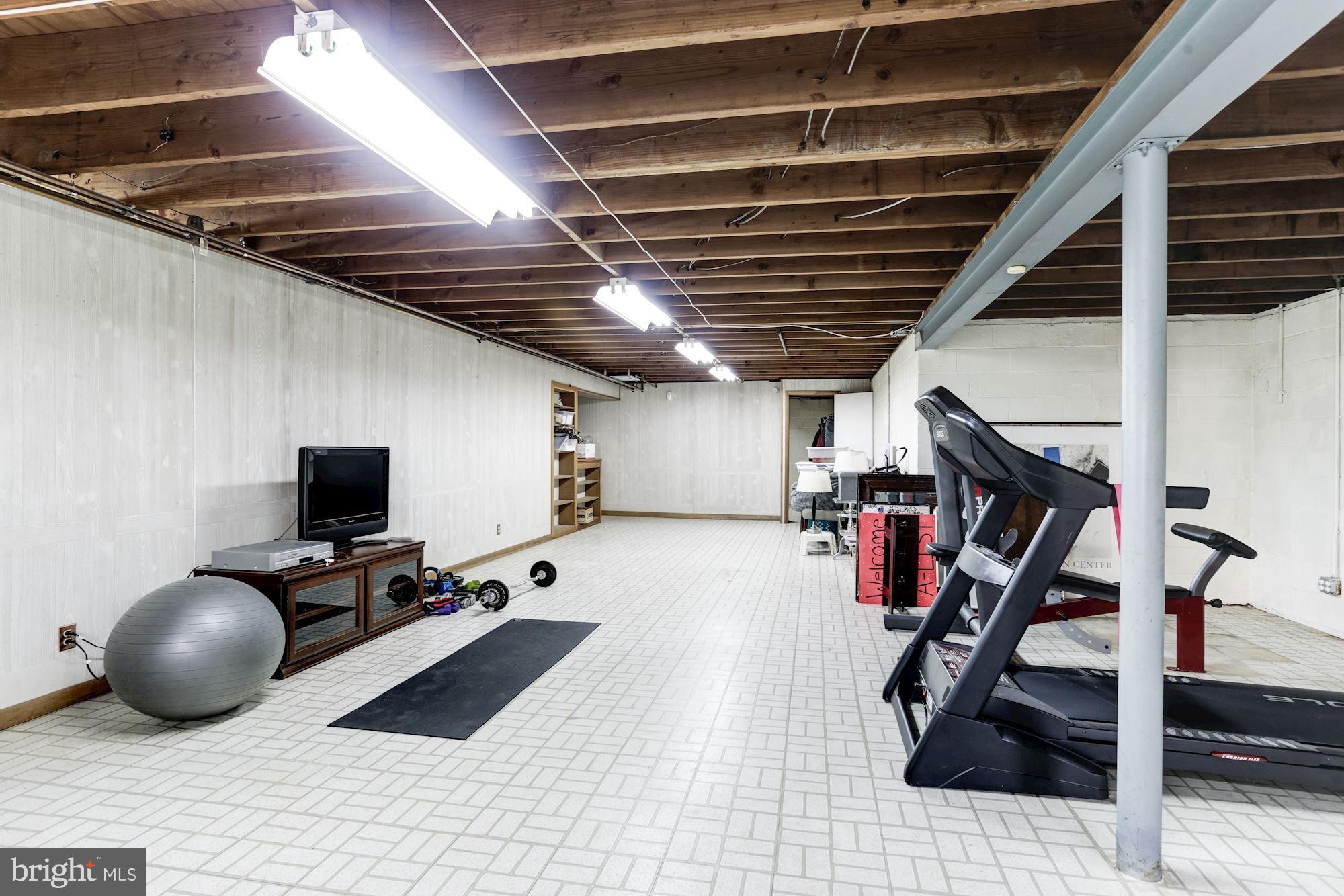 3941 Hawthorne Road Ellicott City, MD 21042 - Photo 29 of 37 Exercise Room | Expansive Basement