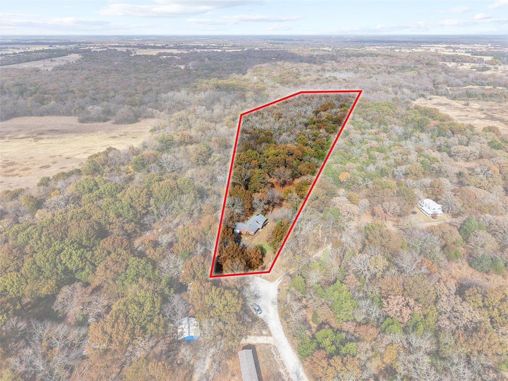 80 Campbell Road Sadler, TX 76264 - Photo 6 of 29 View of property location with approximate property parcel outlined looking South to North