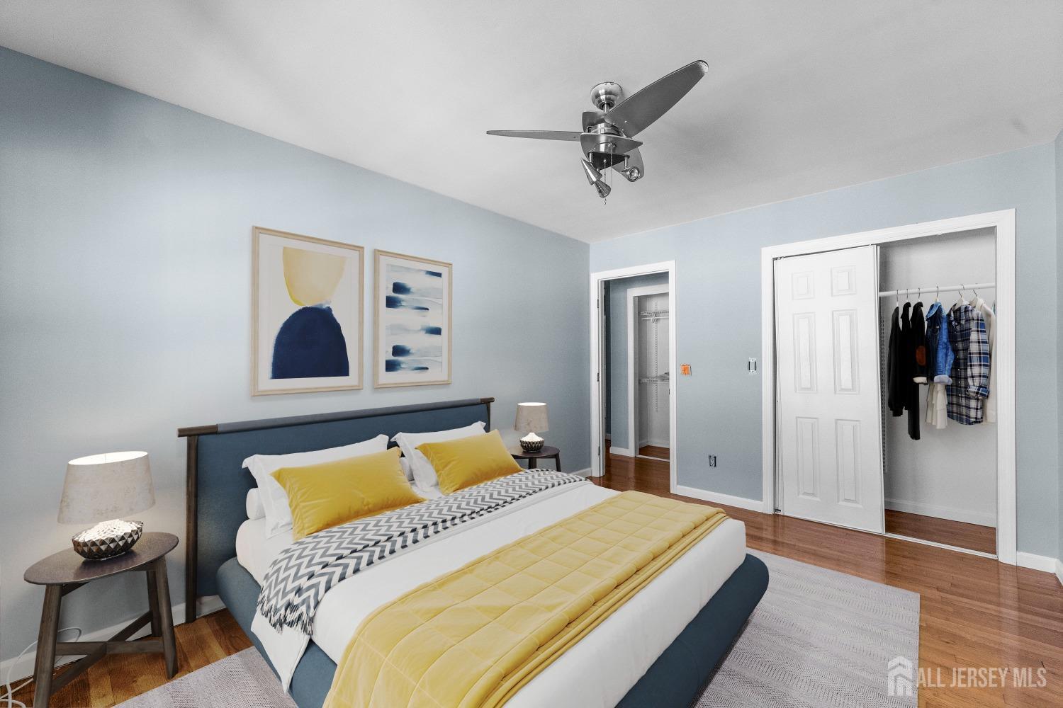 130 Pendleton Place Old Bridge, NJ 08857 - Photo 11 of 21 a bedroom with a large bed and ceiling fan