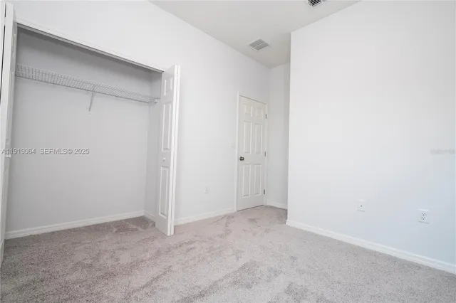 a view of an empty room