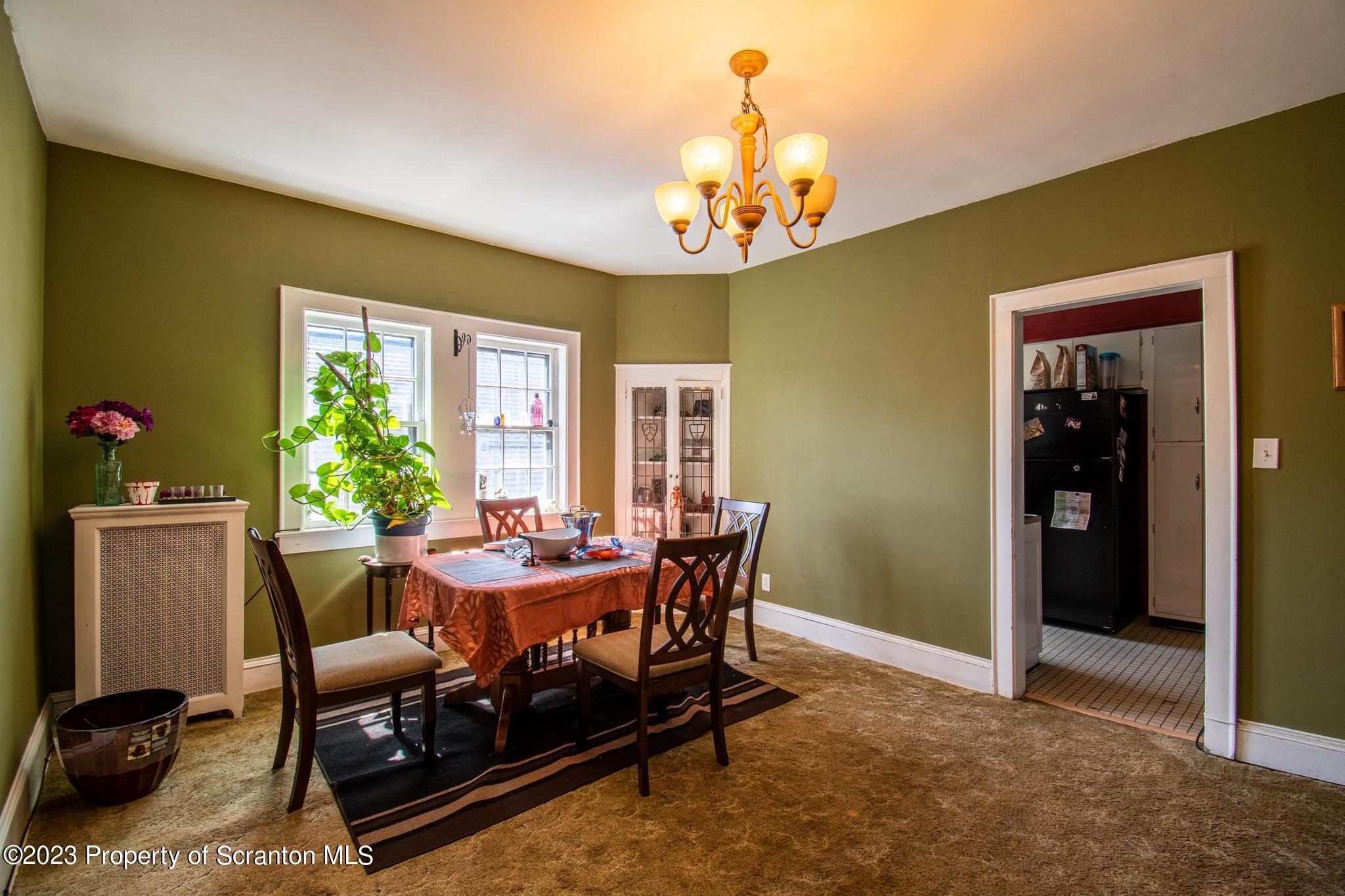 835 North Webster Avenue Scranton, PA 18510 - Photo 21 of 43 a view of a dining room with furniture window and outside view