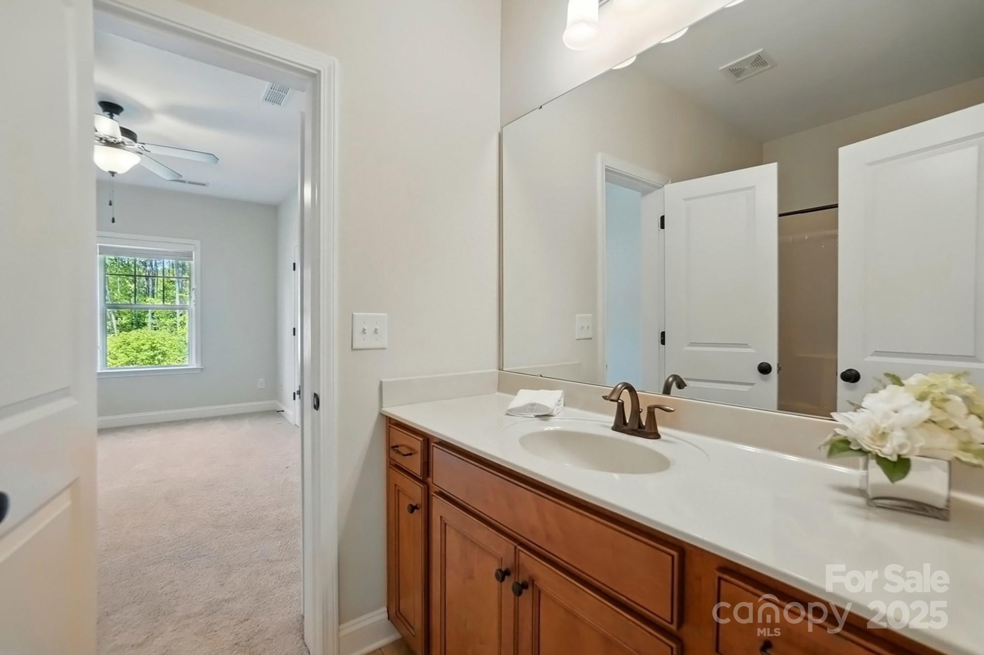 404 Brookridge Drive Mount Holly, NC 28120 - Photo 24 of 44 a bathroom with a sink and a mirror