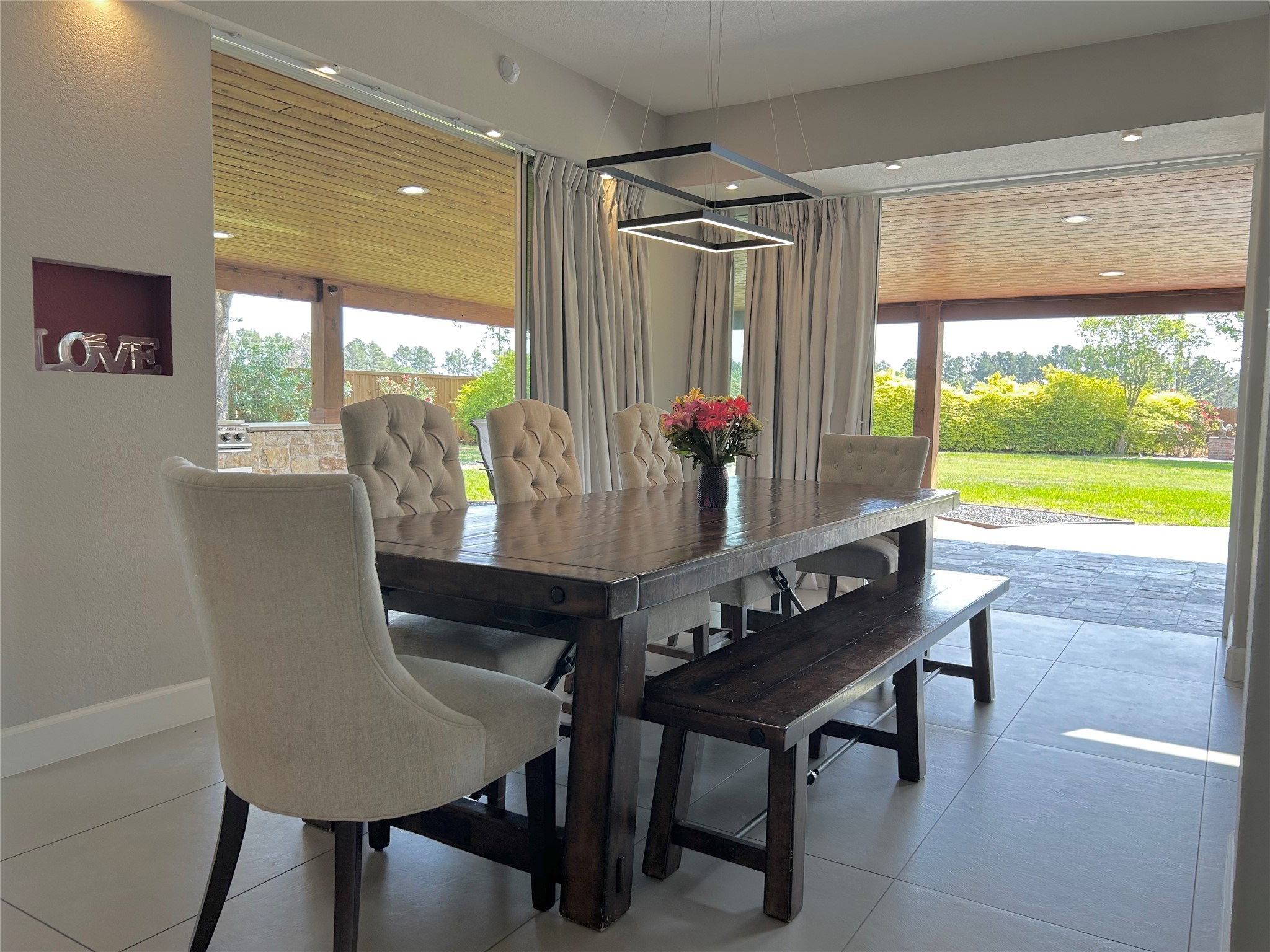 9102 Night Beacon Point Drive Spring, TX 77379 - Photo 11 of 43 With patio doors wide open