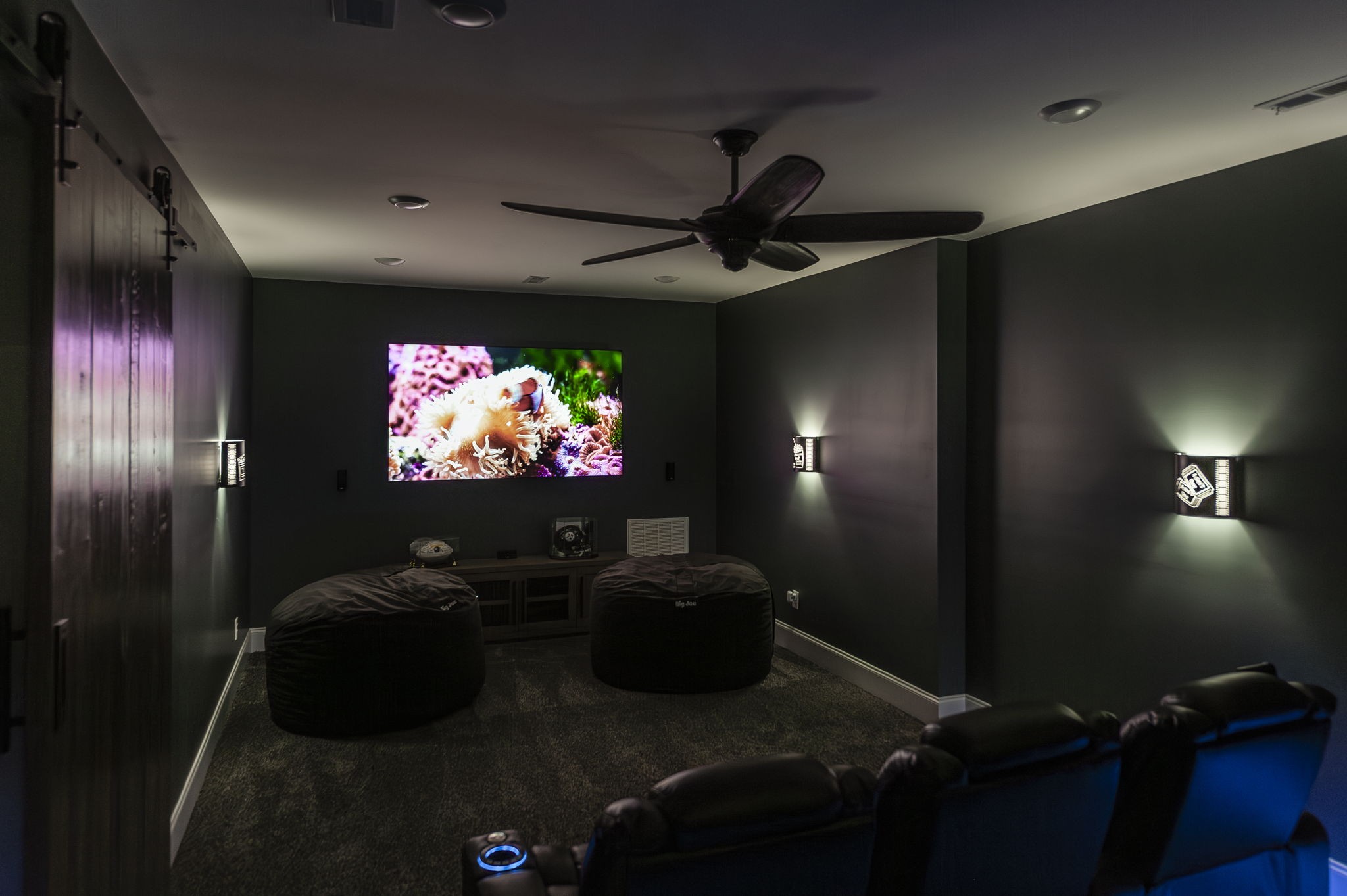 872 Douglas Bend Road Gallatin, TN 37066 - Photo 67 of 80 a room with furniture projector and screen