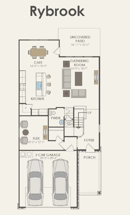 421 Foresail Road Leander, TX 78641 - Photo 27 of 28 Pulte Homes, Rybrook/O floor plan