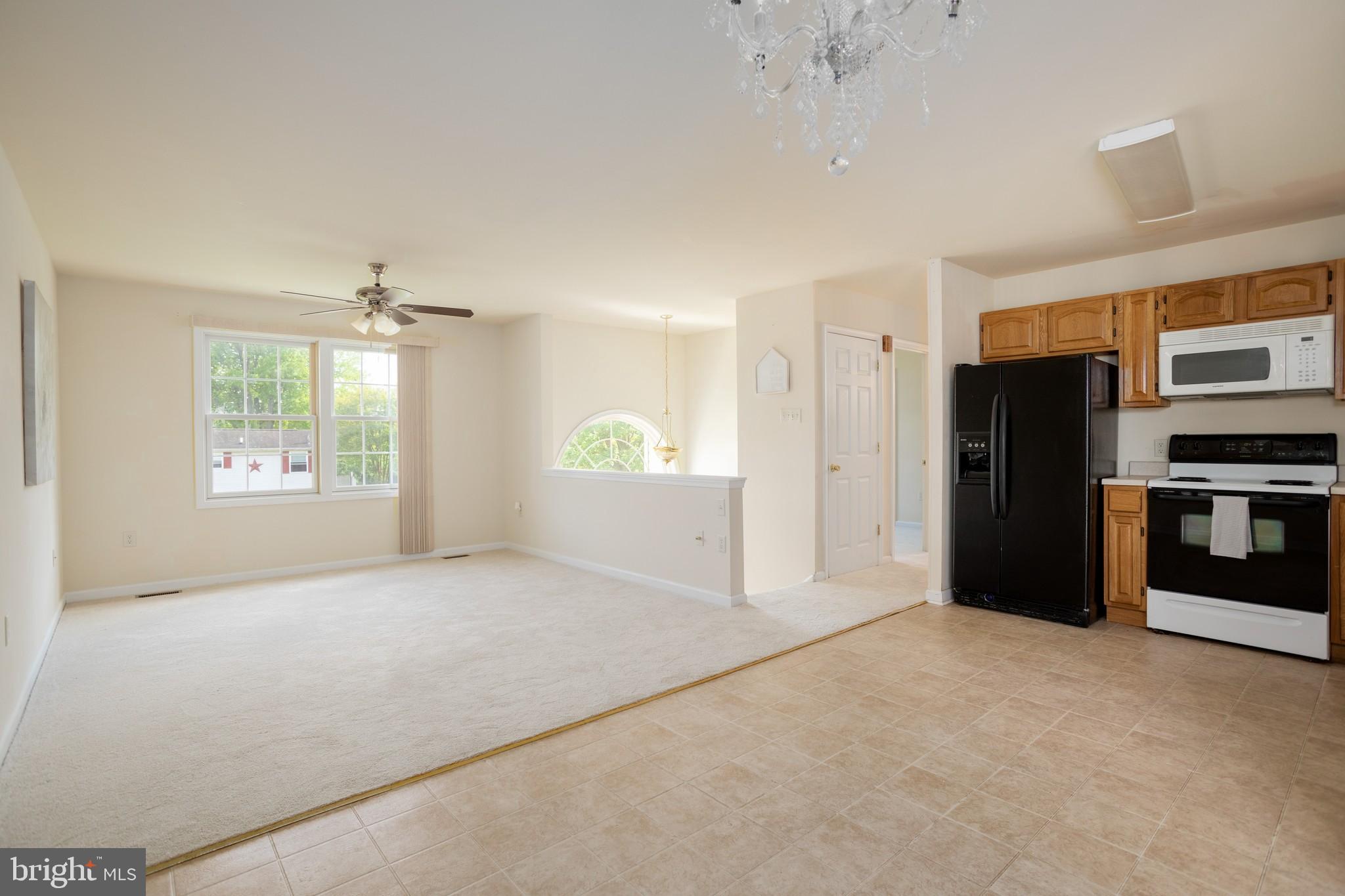 252 Sycamore Road Elkton, MD 21921 - Photo 2 of 17 Open layout from living room into eat-in kitchen