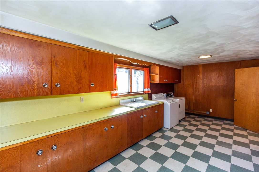 45 Amherst Road Cranston, RI 02920 - Photo 33 of 47 Lower Level partial kitchen and laundry