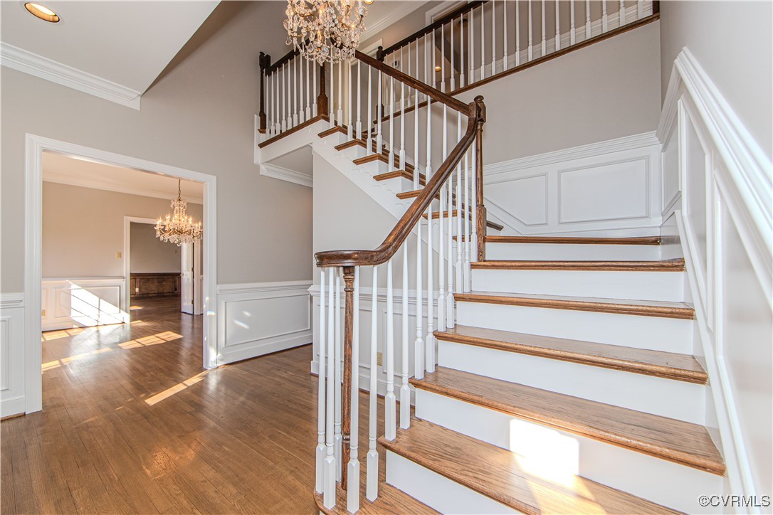 14502 St Stephens Place Midlothian, VA 23113 - Photo 5 of 49 The turned stairway is a beautiful, open to the se