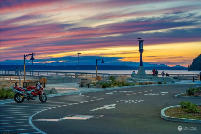 a view of an outdoor seating area