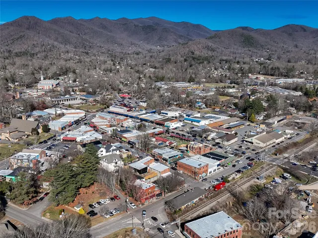 an aerial view of city