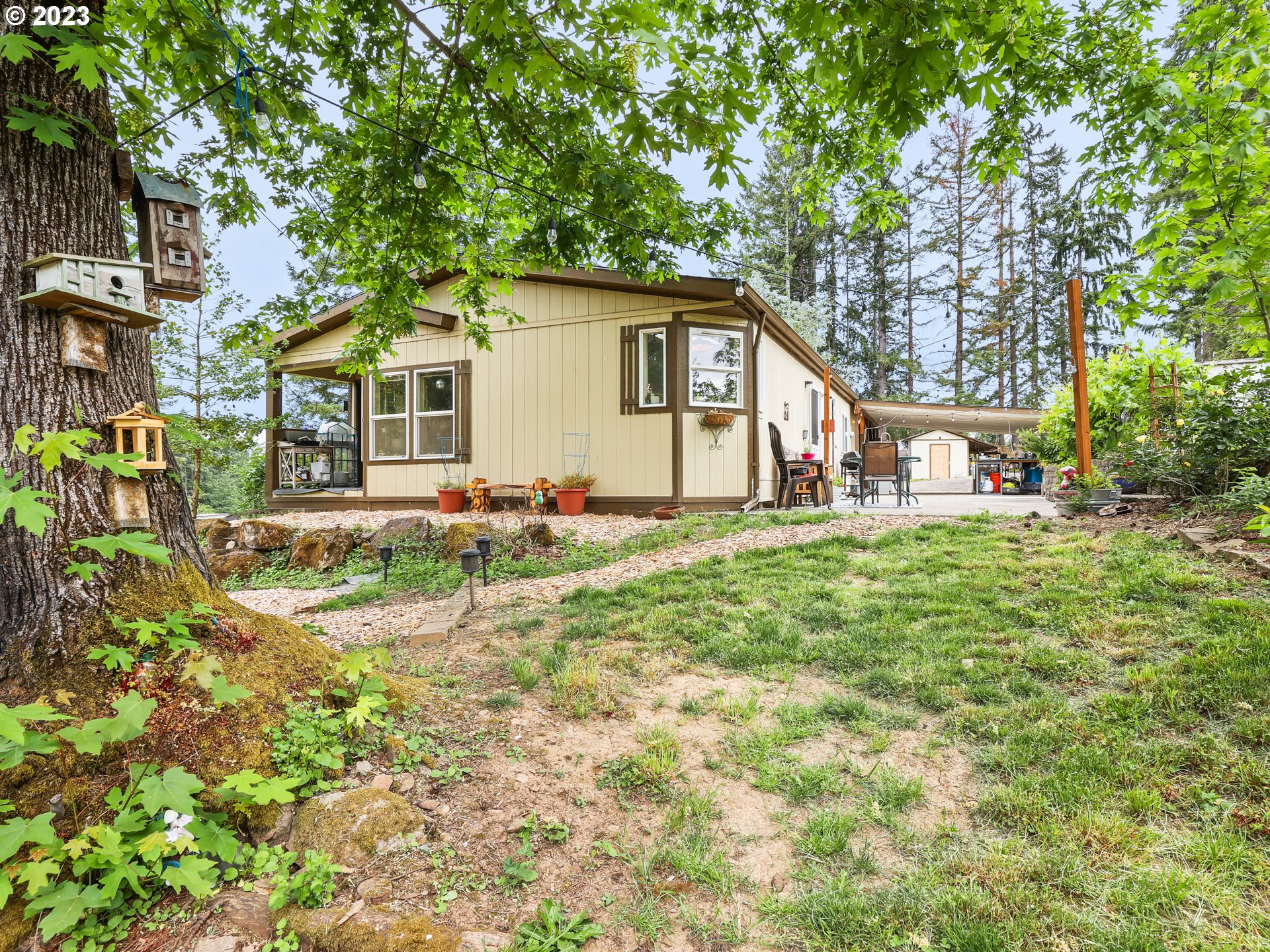 16625 South Redland Road Oregon City, OR 97045 - Photo 2 of 28 a view of a house with backyard