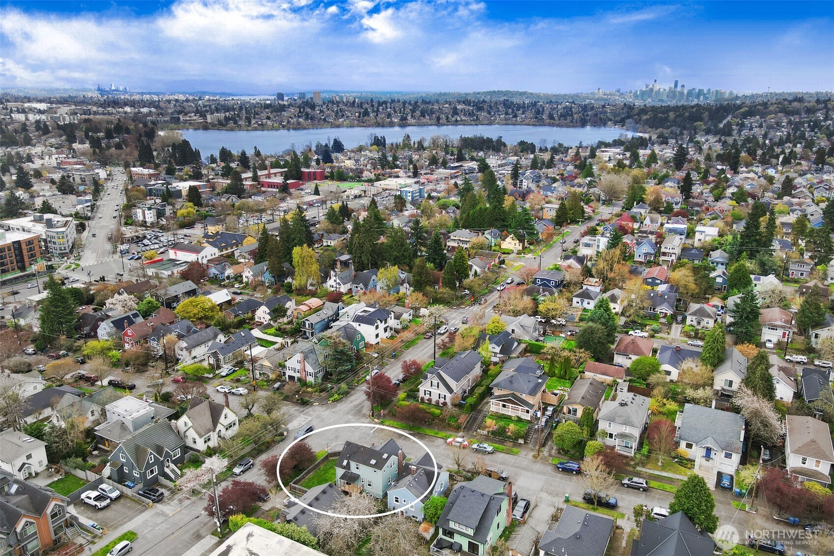 8401 Linden Avenue North Seattle, WA 98103 - Photo 34 of 36 an aerial view of a city