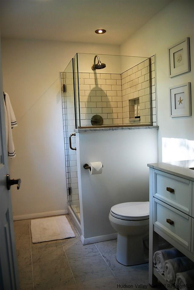 64 Mossybrook Road High Falls, NY 12440 - Photo 8 of 19 a bathroom with a toilet and a shower