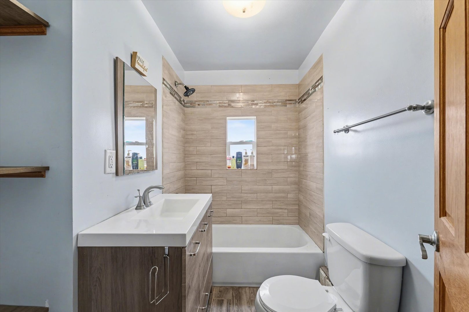 110 Highway 54 Roberts, IL 60962 - Photo 16 of 31 a bathroom with a sink toilet and shower