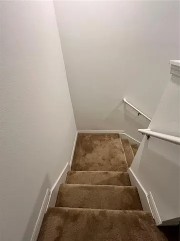 a view of a room with an empty space