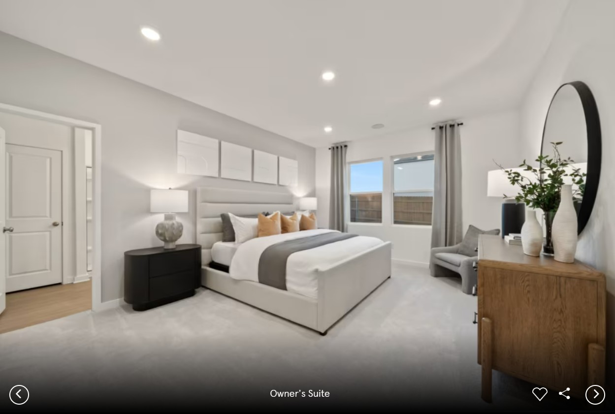 1327 Sky Rdg Court Belton, TX 76513 - Photo 4 of 8 a bedroom with a large bed and potted plant