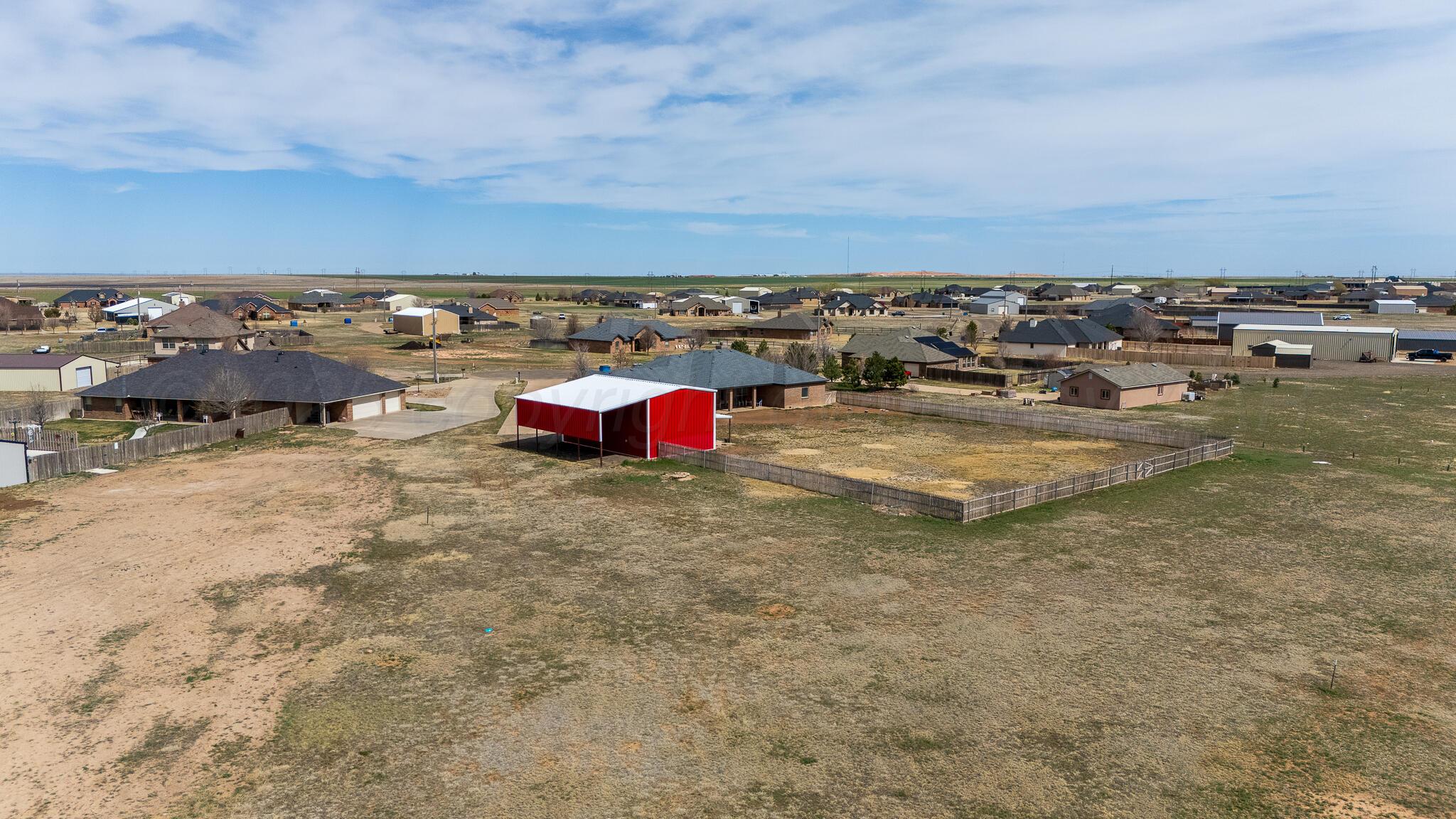 18451 Copper Ridge Bushland, TX 79124 - Photo 45 of 50 an aerial view of a houses with an outdoor space
