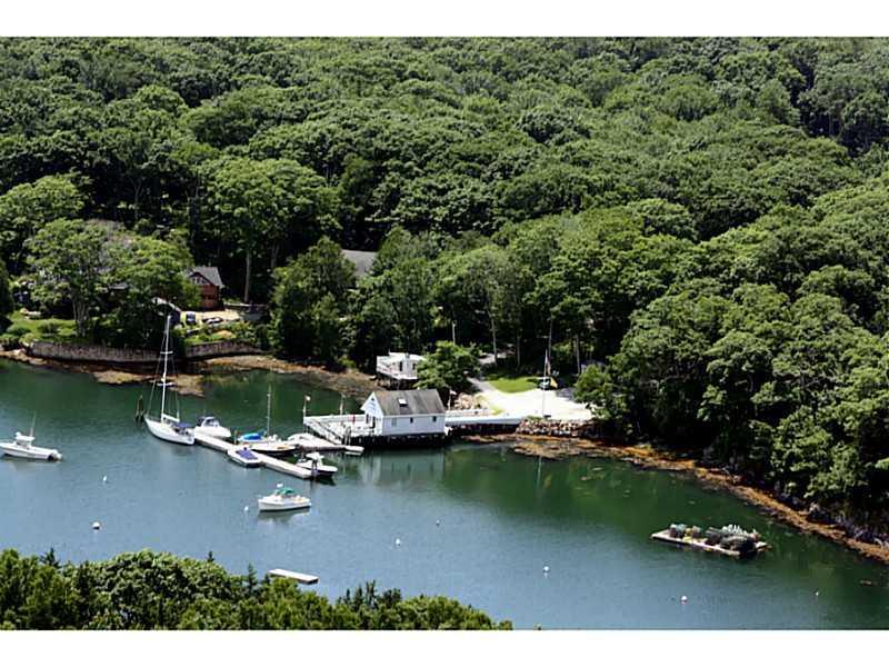 0 Brewer Road East Boothbay, ME 04544 - Photo 3 of 11 Aerial View. Lot is just up the road...