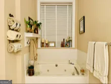 a kitchen with a table and chairs in it