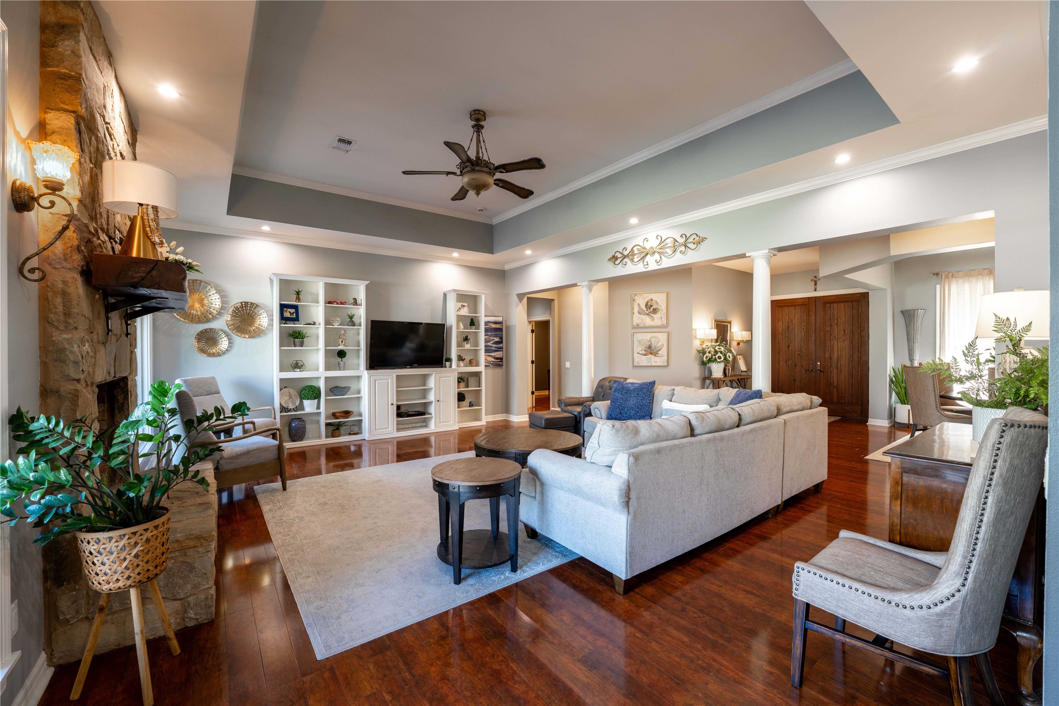 1820 Guenther Road La Grange, TX 78945 - Photo 2 of 29 a living room with furniture and a large window