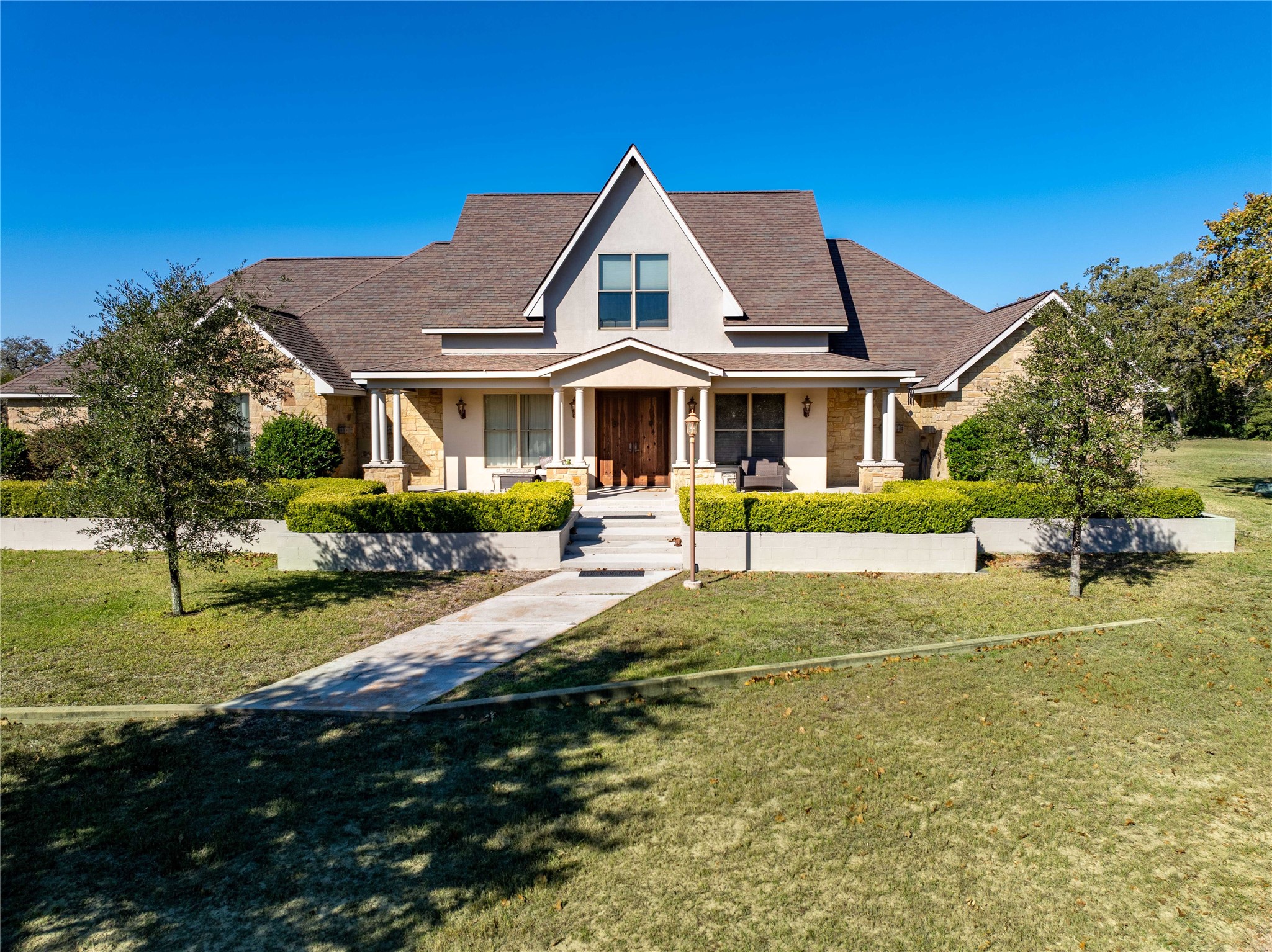 1820 Guenther Road La Grange, TX 78945 - Photo 29 of 29 a front view of a house with a yard