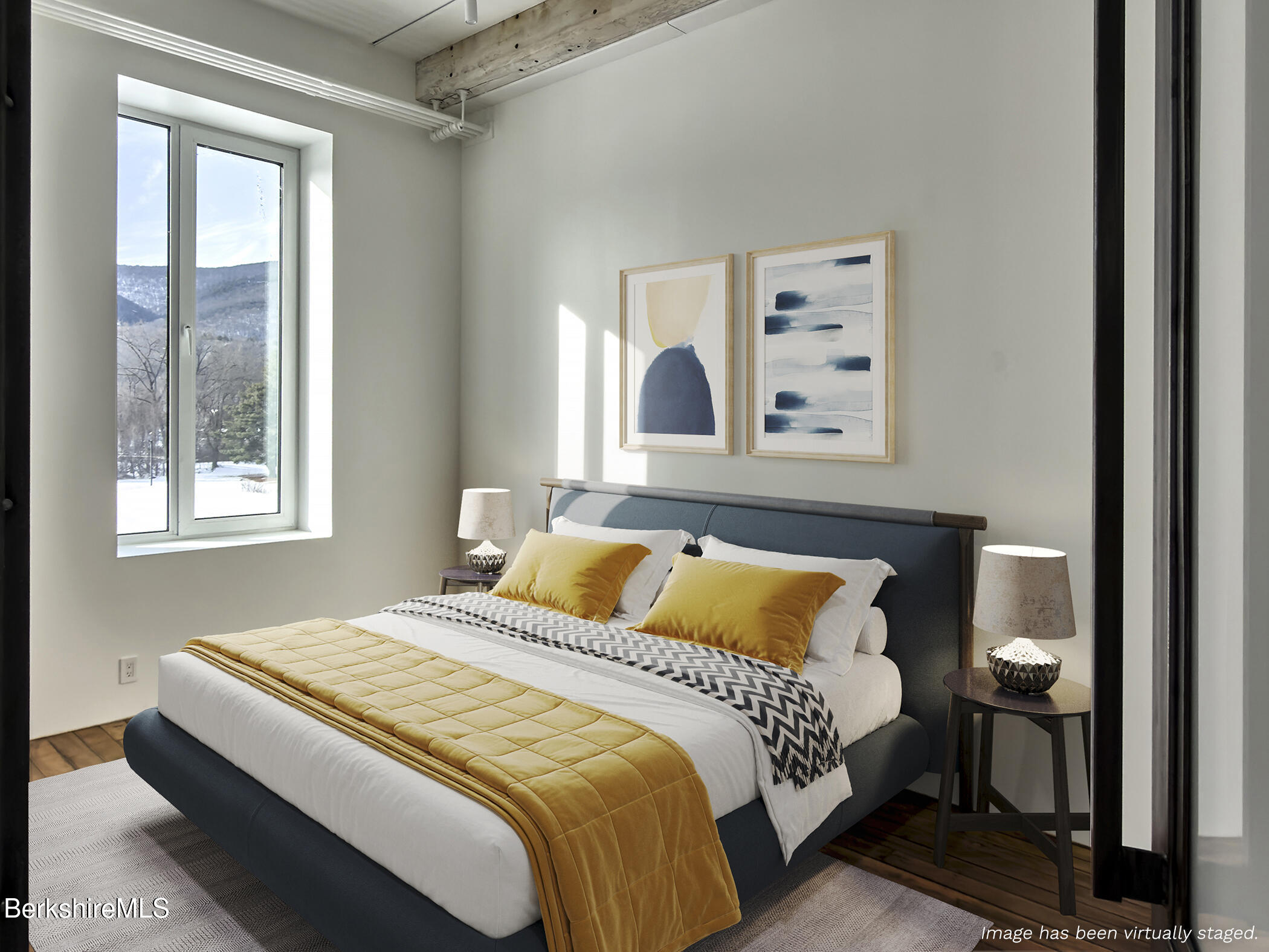 520 State Road, Unit 303 North Adams, MA 01247 - Photo 13 of 38 Primary BR (Virtual Staging)