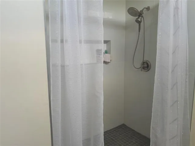 a view of a outdoor space with a garden