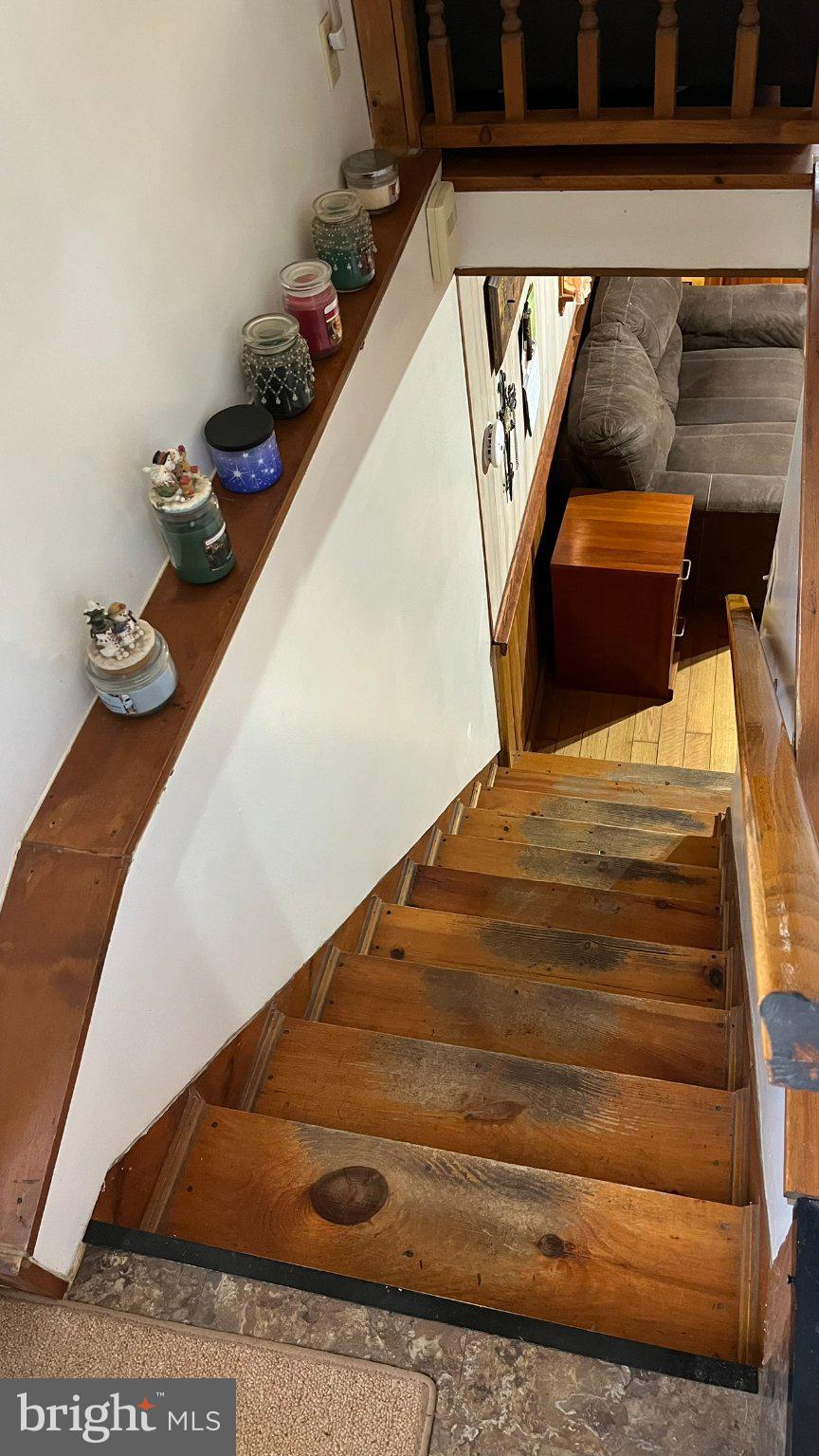 2290 Purdue Mountain Road Bellefonte, PA 16823 - Photo 7 of 48 Charming staircase with rustic appeal.