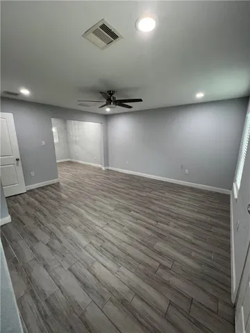 an empty room with a empty space