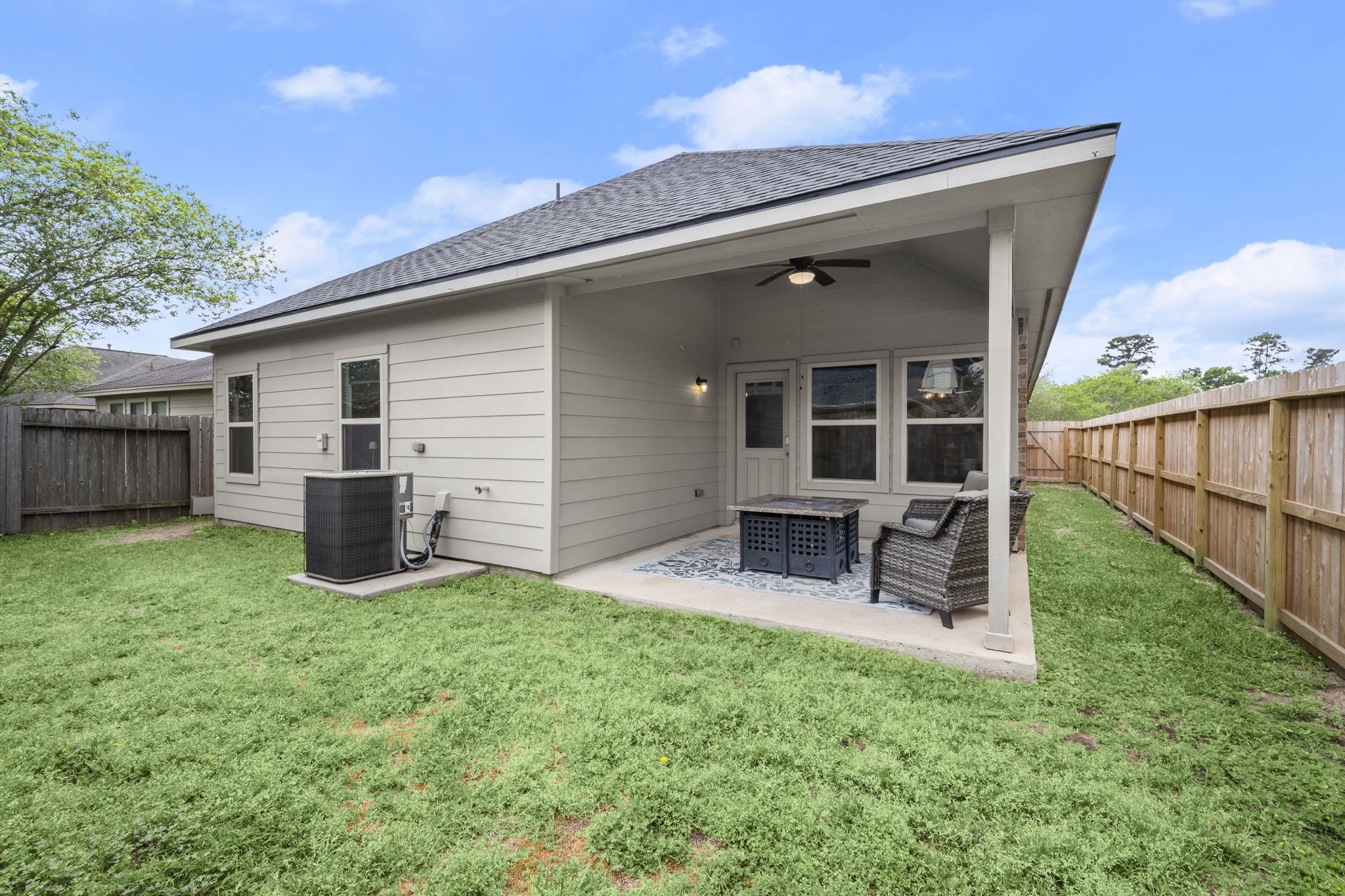 27526 Gatlin Lane Spring, TX 77386 - Photo 17 of 31 Peaceful backyard retreat - perfect for outdoor relaxation and quiet moments.
