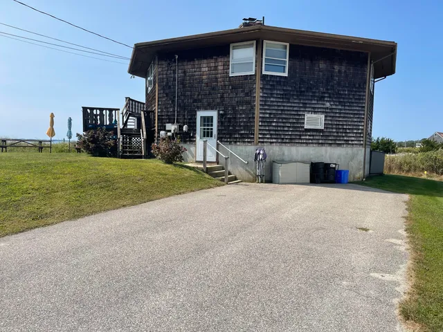 a view of lake and mountain
