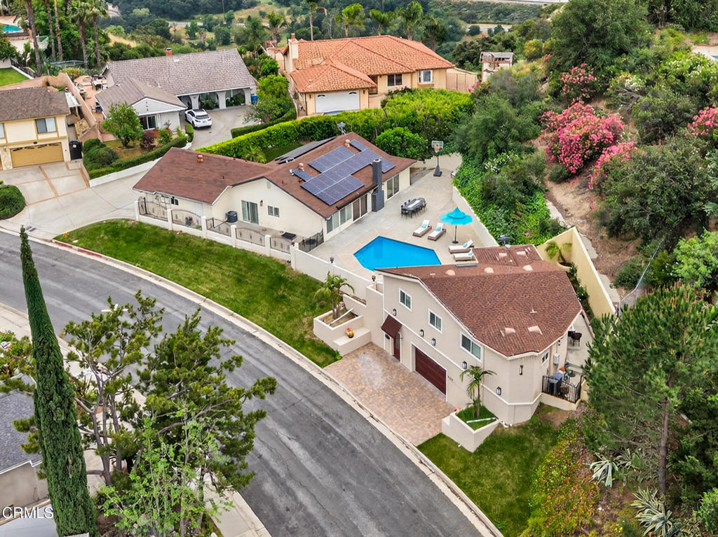 9325 La Shell Drive Tujunga, CA 91042 - Photo 1 of 46 an aerial view of a house with a garden