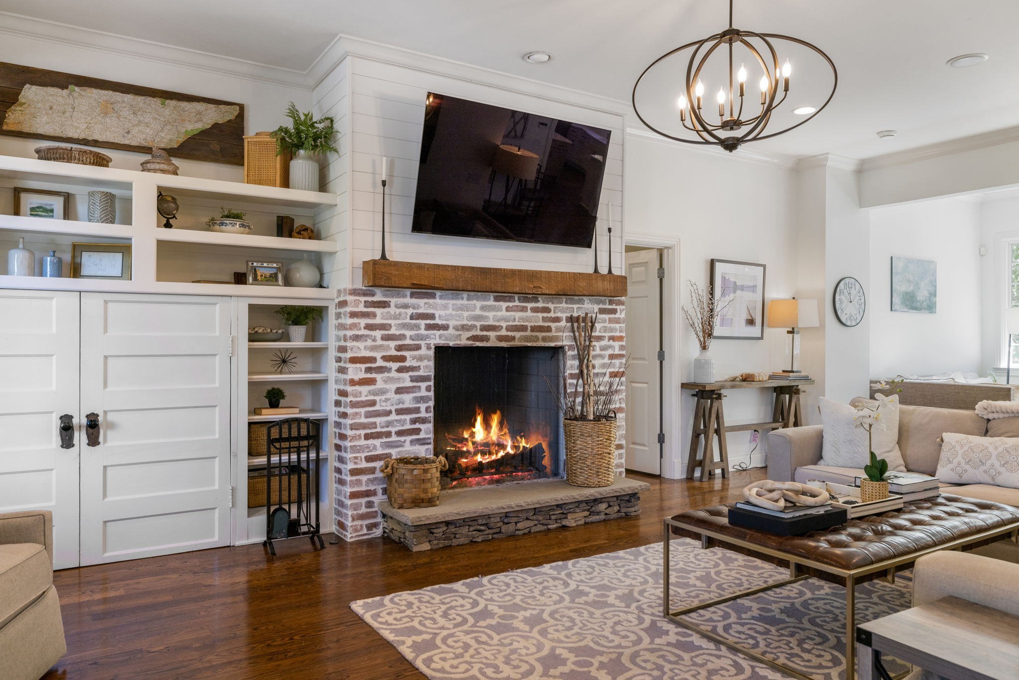 6795 Leipers Creek Road Columbia, TN 38401 - Photo 29 of 98 a living room with furniture and a fireplace