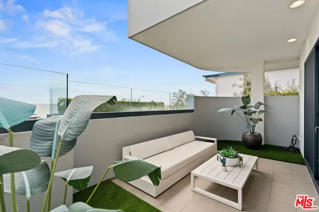 a view of a jacuzzi with couch