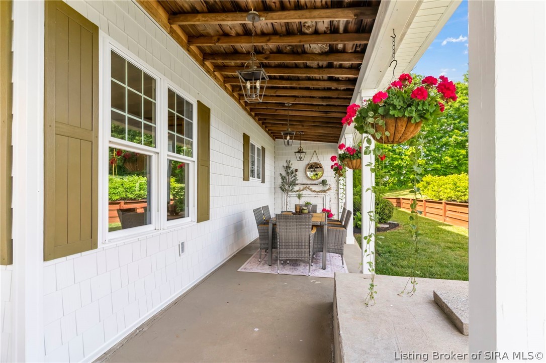 2904 North Rykers Ridge Road Madison, IN 47250 - Photo 10 of 61 Covered Back Porch