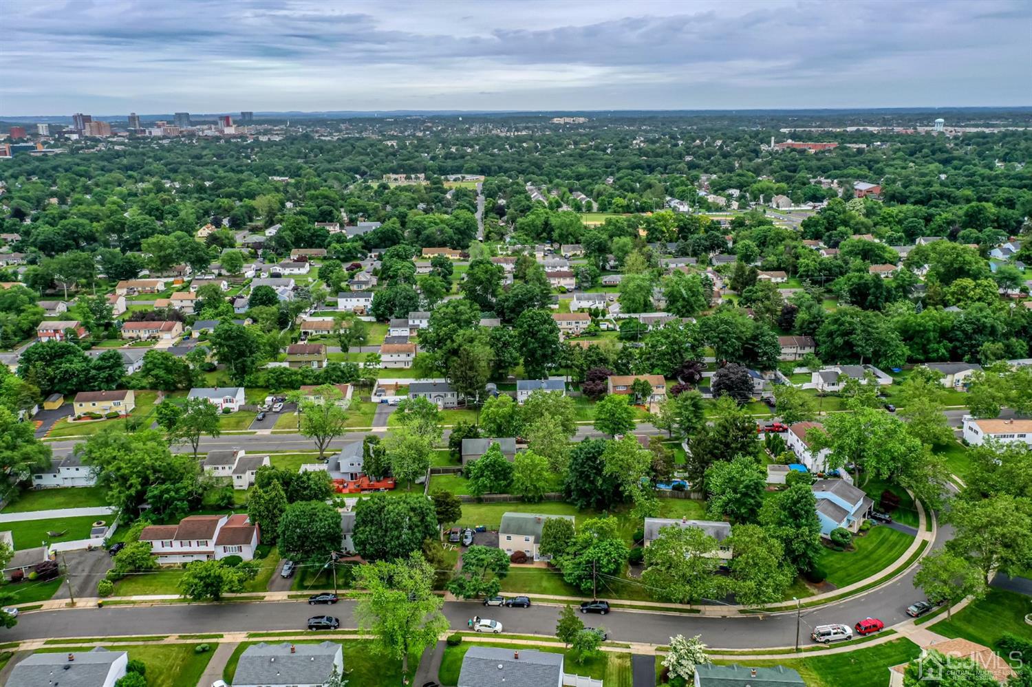 11 Atlantic Road Somerset, NJ 08873 - Photo 35 of 35 an aerial view of residential houses with outdoor space and trees